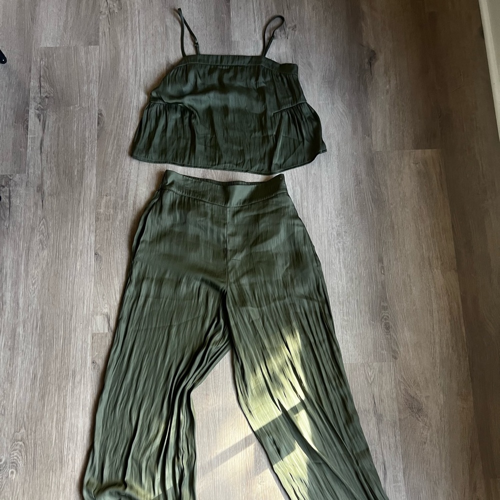 Elegant Olive Green Women's Jumpsuit